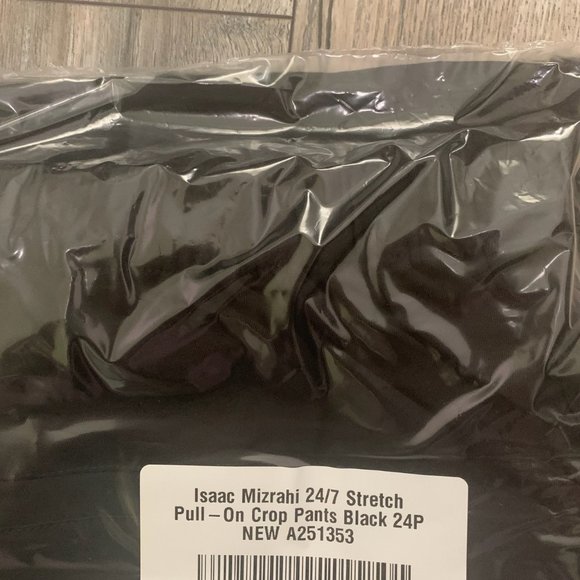 NWT ISAAC MIZRAHI STRETCH PULL-ON CROP PANTS 24P - Picture 10 of 10